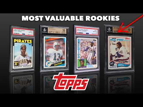 Видео: 30 карточек новичков Topps, которые стоят ОГРОМНЫХ денег — УДИВИТЕЛЬНО ценные спортивные карточки...
