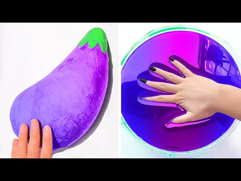 Видео: Удовлетворяющая слизь ASMR | Расслабляющее видео слизи # 1068