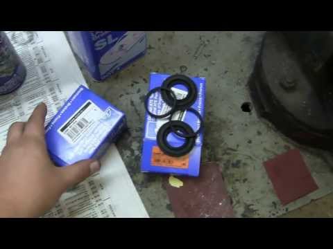 Видео: Ремонт задних суппортов OPEL Vectra B