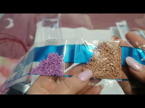 Видео: Распаковка алмазная мозаика, три красивых сюжета.