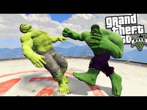 Видео: СТАРЫЙ Невероятный ХАЛК против НОВОГО Невероятного ХАЛКА (Модификации GTA 5)