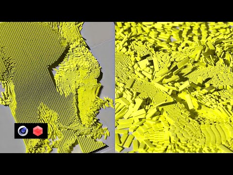 Видео: Симуляция с нуля в c4d (redshift)