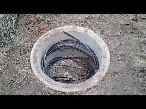 Видео: GPON грунтом в новый поселок. Часть четвертая.