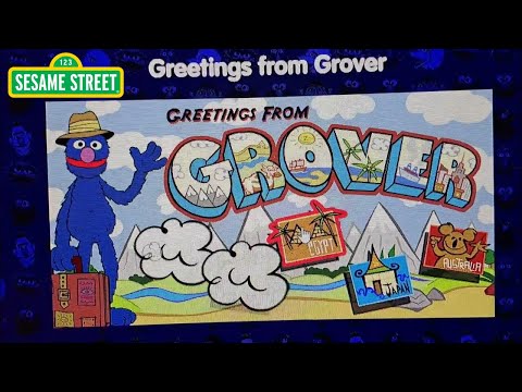 Видео: Гровер 🌍 Привет от Гровера | Детская игра PBS «Улица Сезам» | Исследуй мир и делай открытки!