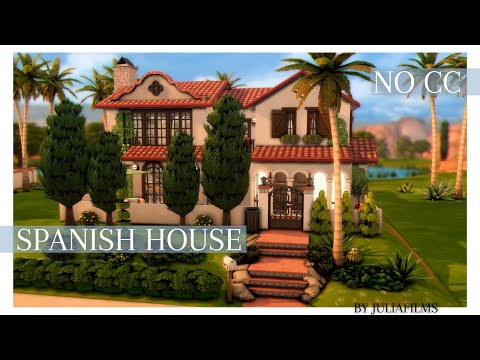 Видео: Испанский дом│Строительство│Spanish House│SpeedBuild [The Sims 4]