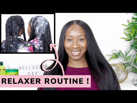 Видео: РЕЛАКСЕР-ПРОЦЕДУРА: КАК Я РАССЛАБЛЯЮ ВОЛОСЫ | РАССЛАБЛЕННЫЕ ВОЛОСЫ
