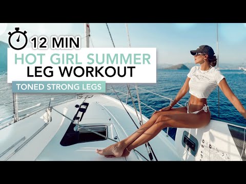 Видео: 12 MIN HOT GIRL SUMMER LEGS WORKOUT | Получите подтянутые и стройные ноги | Eylem Abaci