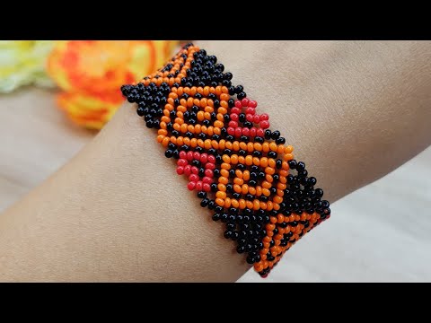 Видео: Bracelet/Beaded bracelet/Diy bracelet/Браслет/Браслет из бисера/Как сделать браслет/Ажурный браслет