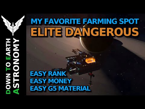 Видео: Легкий ранг, кредит и материалы G5 в Elite Dangerous