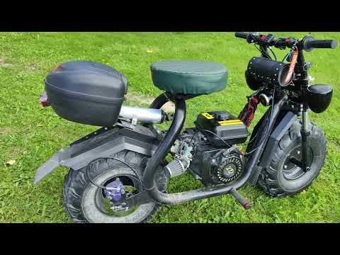 Видео: Мини-мотоцикл B'R-Bike от 2D Studio - бешеная табуретка.