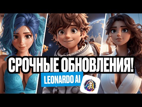 Видео: 🔥 Большое обновление Leonardo AI. Превращаем себя в...