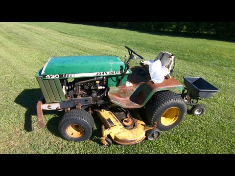 Видео: Мне достался этот дизельный газонный трактор БЕСПЛАТНО! Давайте его починим! John Deere 430