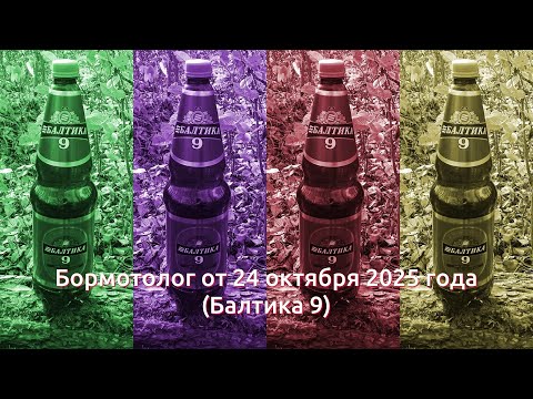 Видео: Бормотолог от 25 октября 2025 г. (Балтика 9)
