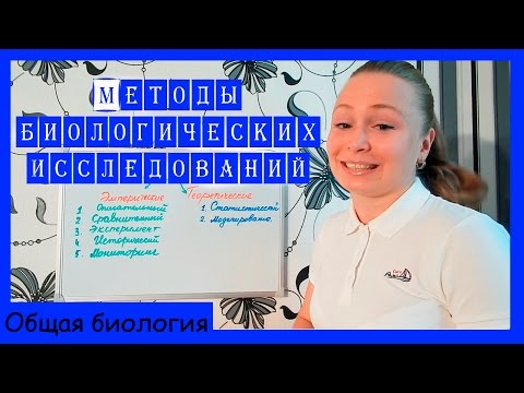 Видео: Методы биологических исследований.