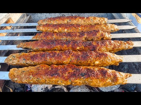 Видео: Кебаб свино говяжий