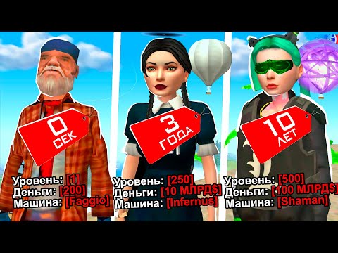 Видео: АККАУНТ 1 УРОВНЯ vs 500 УРОВНЯ в GTA SAMP на ARIZONA RP