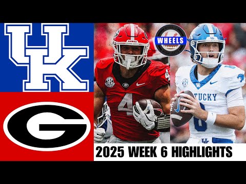 Видео: #12 Джорджия против Кентукки: лучшие моменты | Неделя 6 | Лучшие моменты студенческого футбола 20...