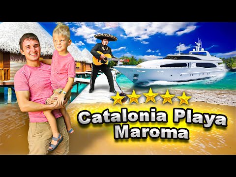 Видео: Лучший отель Канкуна Catalonia Playa Maroma