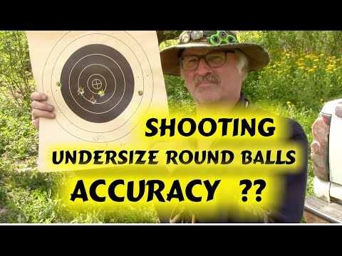 Видео: Бумажные мишени для стрельбы из кремневого замка. Круглые шарики меньшего размера.