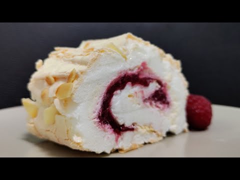 Видео: Без грамма муки, король десертов - МЕРЕНГОВЫЙ РУЛЕТ. Летом идеально 👌