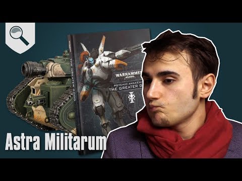 Видео: Обзор Astra Militarum из The Greater Good