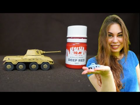 Видео: Очень маленькая модель бронеавтомобиля Пума