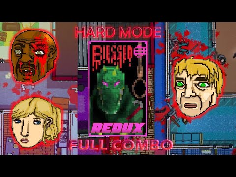 Видео: BLESSED REDUX (RUS) - Hard Mode & Full Combo | Hotline Miami 2: Wrong Number Кампания (13 Уровней)