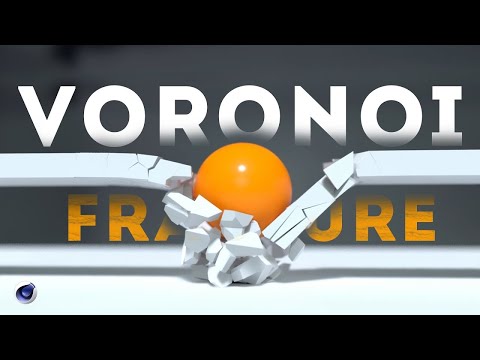 Видео: Разрушение по Вороной в Cinema 4D  Разрушение в Cinema 4D
