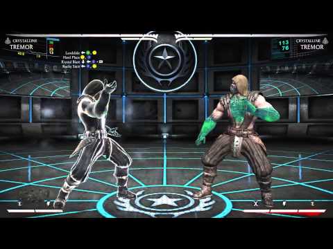 Видео: Mortal Kombat X - Тремор Кристаллический Комбо Урок (Tremor Crystalline)