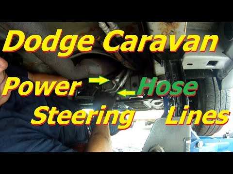 Видео: Замена шланга гидроусилителя руля Dodge Caravan от начала до конца + заливка жидкости