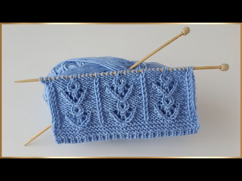 Видео: Урок вязания узора «Якорь» | Простая схема вязания жилета и кардигана