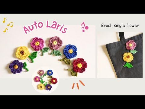 Видео: очень популярная, простая и быстрая в изготовлении брошь-цветок (подзаголовок)