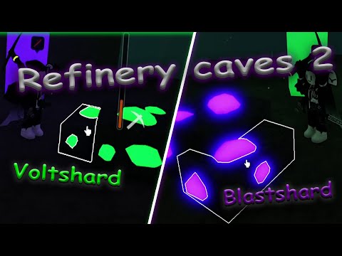 Видео: Refinery caves 2 - [ Гайд о "Кристаллах" - VoltShard,BlastShard ] - [ Alpha v.1a Patch 2 ]