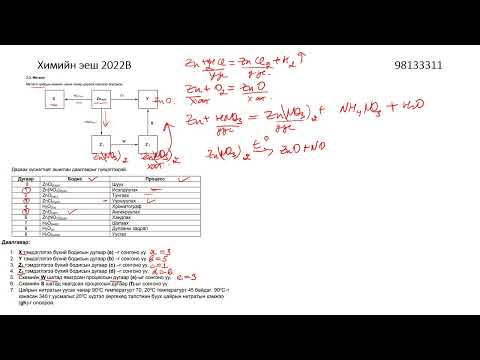 Видео: хими эеш 2022B (2.3), С.Мягмарсүрэн