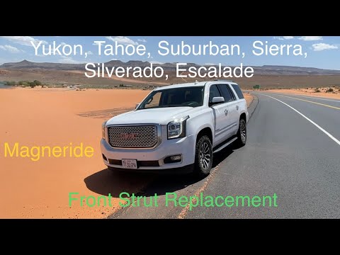 Видео: Замена передней стойки GM 2015-2020: Magneride Yukon Tahoe Suburban Sierra Escalade Chevy GMC