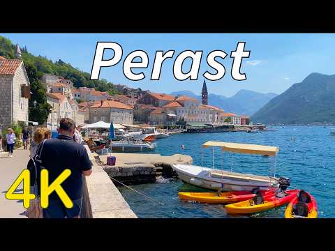 Видео: Пешеходная экскурсия по Перасту, Черногория 4K - август 2024 г.