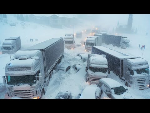 Видео: Зимний ад в Польше! Сильная метель в Закопане