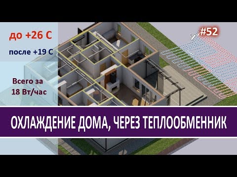 Видео: Охлаждение вентиляции дома через земляной теплообменник. DCW-0.5-3.  Личный опыт - Стройка