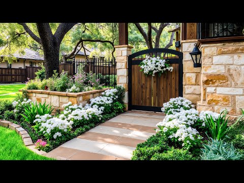 Видео: Откройте для себя стильные идеи для небольших садов 🏡 Современные решения из камня, металла и дер...