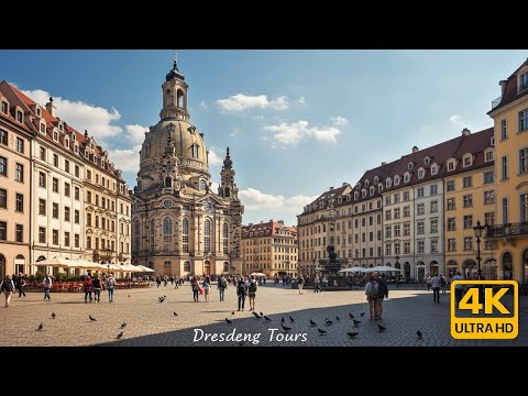 Видео: Пешеходная экскурсия по Дрездену, Германия в формате исторические достопримечательности и памятники
