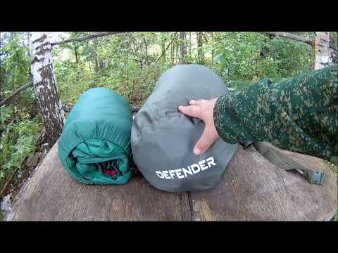 Видео: Обзор спальника DEFENDER для сложных природных условий.