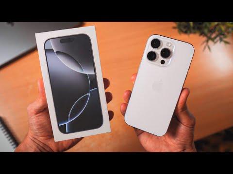 Видео: Распаковка iPhone 16 Pro White Titanium!