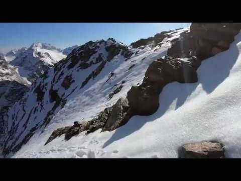 Видео: Архыз. Подъем и спуск с горы Надежда (3349 м)