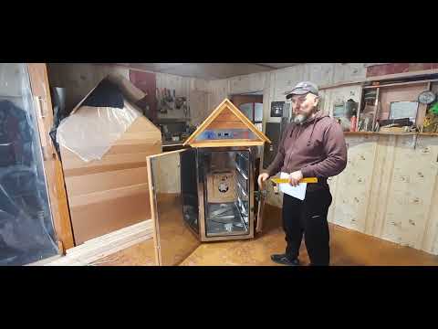 Видео: Обзор коптильни холодного и горячего копчения, для Андрея.