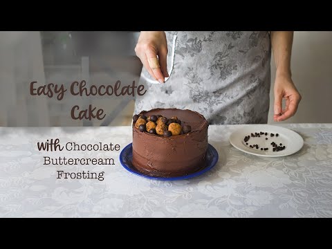 Видео: Лесна шоколадова торта / Easy Chocolate Cake Recipe