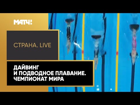 Видео: «Страна. Live». Дайвинг и подводное плавание. Чемпионат мира. Специальный репортаж