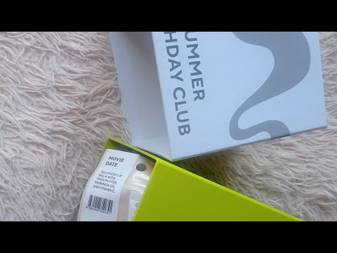 Видео: Распаковка бьюти бокса от Золотого Яблока SUMMER BIRTHDAY CLUB. For me. 