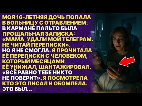 Видео: Когда я прочла переписку моей дочери я узнала кто её довёл и шантажировал