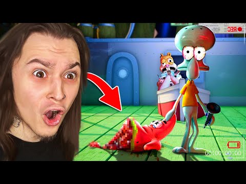 Видео: СКВИДВАРД СОШЕЛ С УМА. НЕ СМОТРИ НА ЭТО!! (Squidward Shadows)