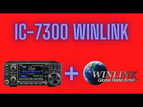 Видео: Настройки Winlink для Icom IC-7300